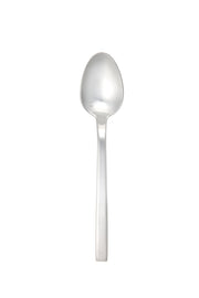 Arezzo 18/10 Stainless Steel Flatware by Fortessa – Coffee/Teaspoon (Set of 12), Stainless Steel, Brushed Silver, Model 1.5B.165.00.004