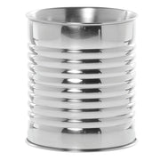 Unique Can Serving Bowl by HUBERT – Bamboo, Silver