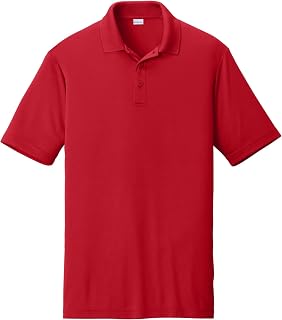 SPORT-TEK Unisex PosiCharge Competitor Polo | Casual Short Sleeve Collared Shirt for Men & Women, Athletic Fit Summer Top for Work, Golf & Tennis