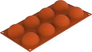 Silikomart Mould Half-Sphere, Orange, 60mm