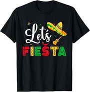 Let's Fiesta Cinco De Mayo Mexican Party Women Kids T-Shirt