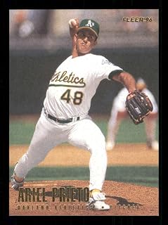 Baseball MLB 1996 Fleer #216 Ariel Prieto NM Athletics