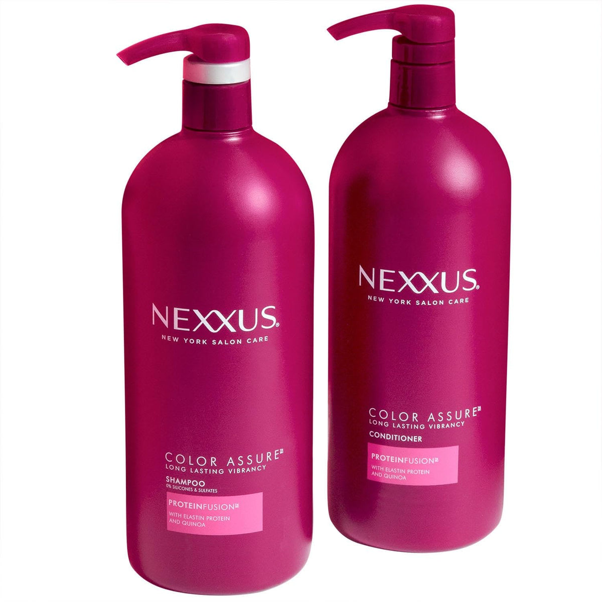 Color Assure Shampoo and Conditioner by Nexxus – 32 Fl Oz (Pack of 2), Pack of 2, Model 990019621