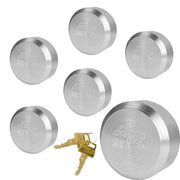 Master Lock 6 Pack / Silver / Modern Keyed Padlocks