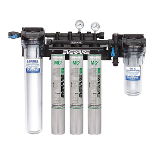 High Flow CSR Triple-MC2 System by Everpure – 1 Count (Pack of 1), 20.0 inches, Activated Carbon, White, Model EV9328-06