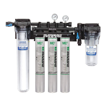 High Flow CSR Triple-MC2 System by Everpure – 1 Count (Pack of 1), 20.0 inches, Activated Carbon, White, Model EV9328-06