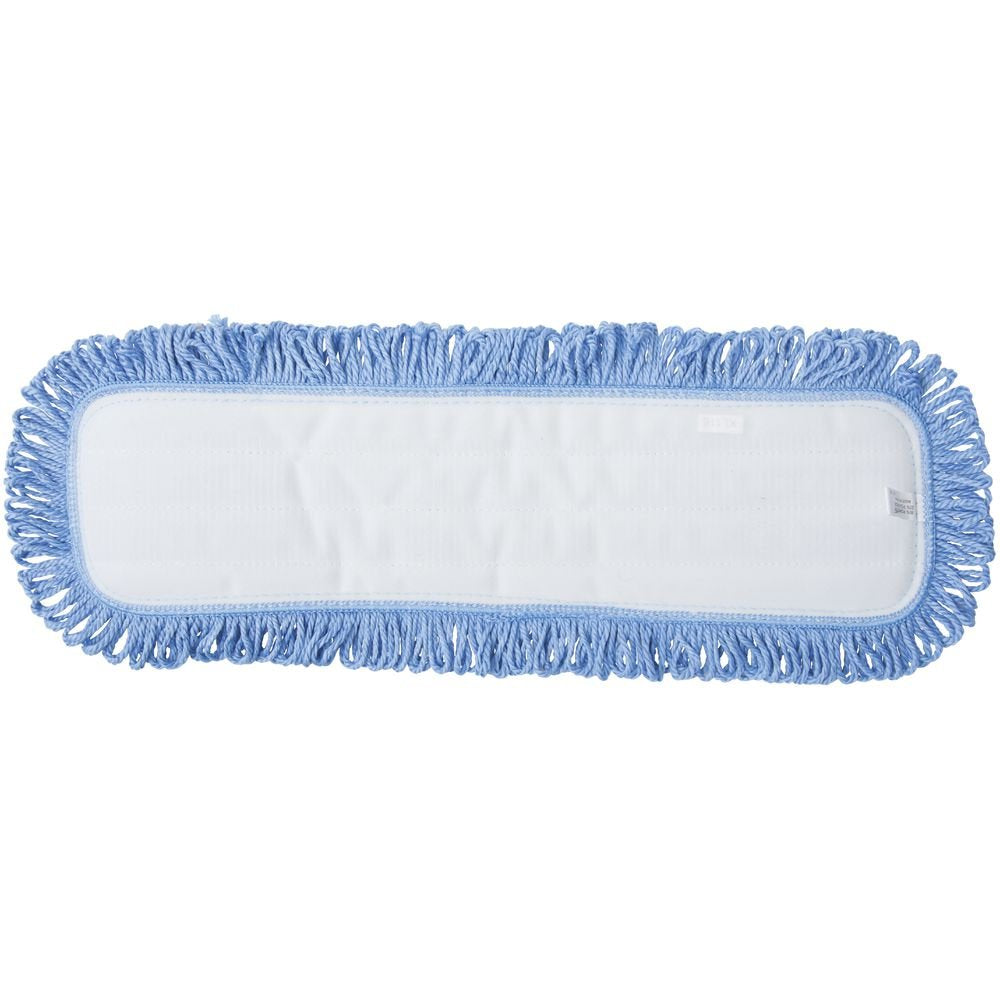 Microfiber Dry Mop Blue - 18" L x 5" W by HUBERT – Microfiber, Blue, Pack of 3, Model AMM18HDBD