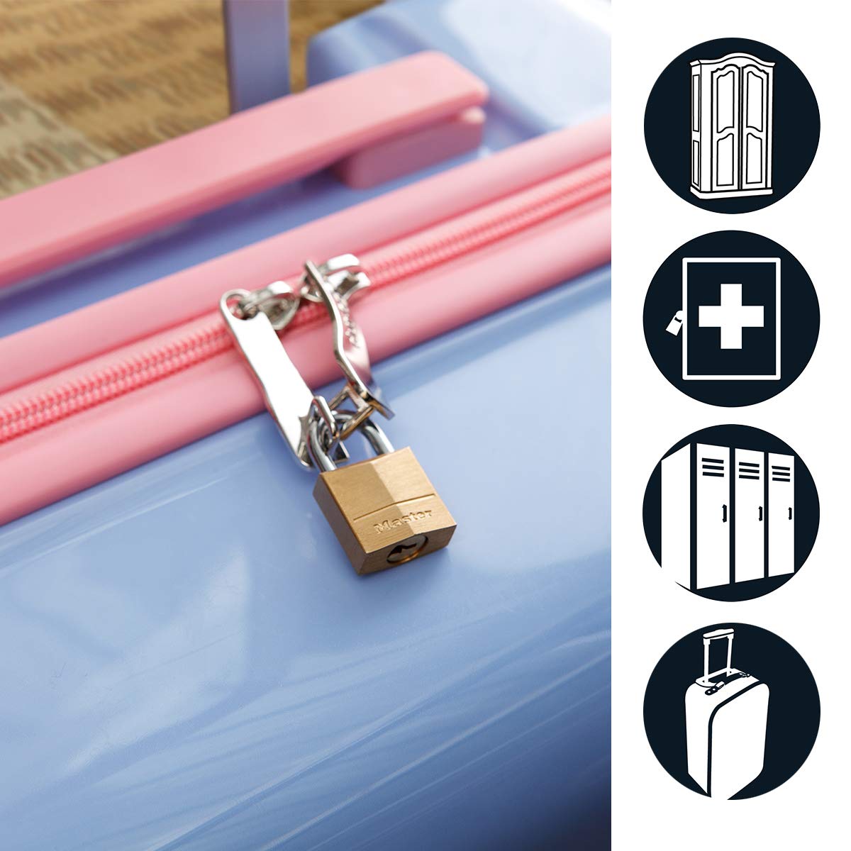 Master Lock 1 / 1 Pack / Padlock Keyed Padlocks