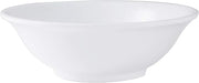 Thunder Group Nustone white melamine dinnerware collection 7.5 inch - 30 oz rimless bowl, comes in dozen