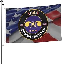 US Chemical Corps Iraq Combat Retired Premium 5x8ft Double-Sided Flags with 2 Brass Grommets - All Weathe
