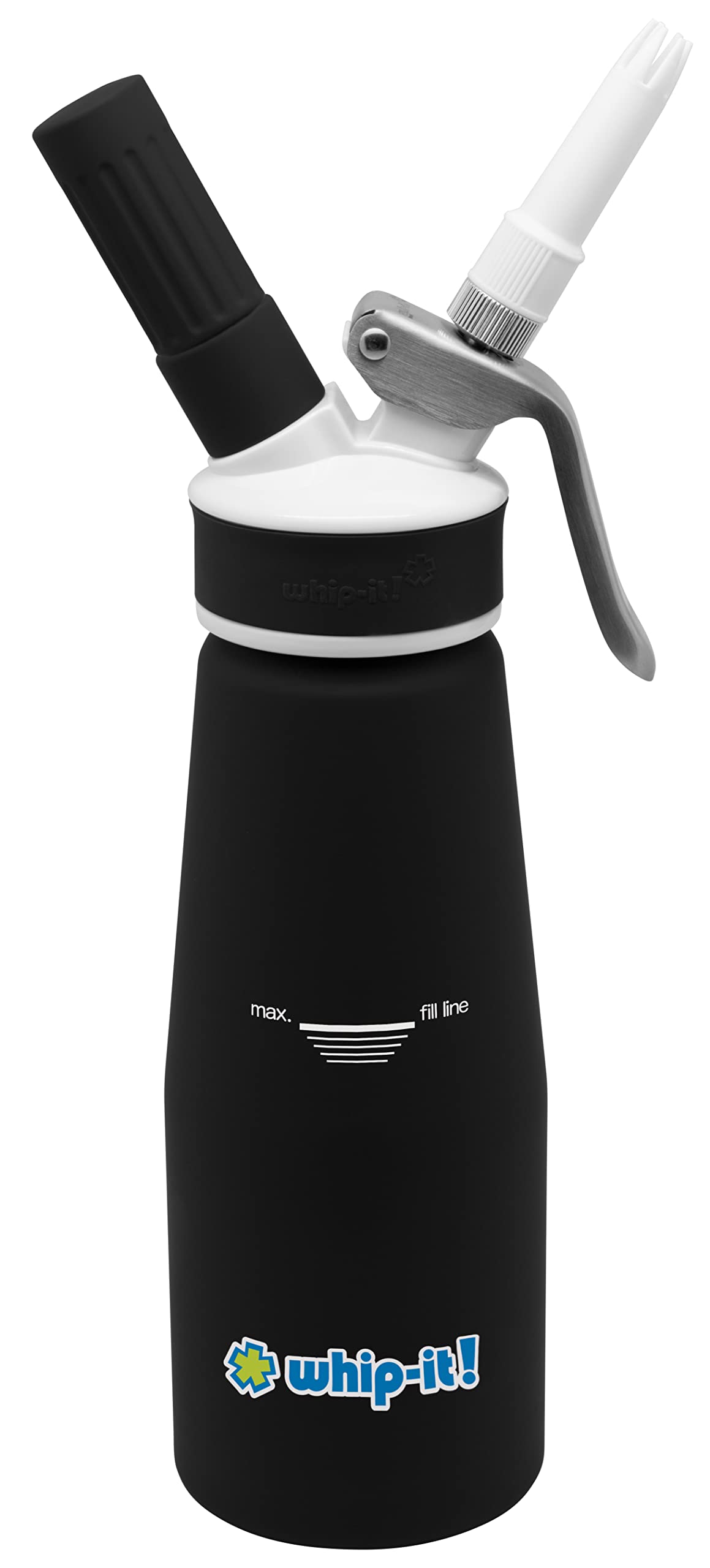 1/2 L Accent - Black by Whip-It! – 1/2 L, Rubber, Black, Model COMINHKPR115078