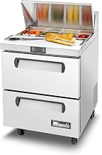 Migali C-SP27-8-D-HC 27″ – 8 Pans, Sandwich Prep Table with Drawers