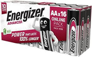 Advanced AA Batteries 1.5 V Alkaline by Energizer – Multicoloured, Model E304271000