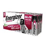 Advanced AA Batteries 1.5 V Alkaline by Energizer – Multicoloured, Model E304271000