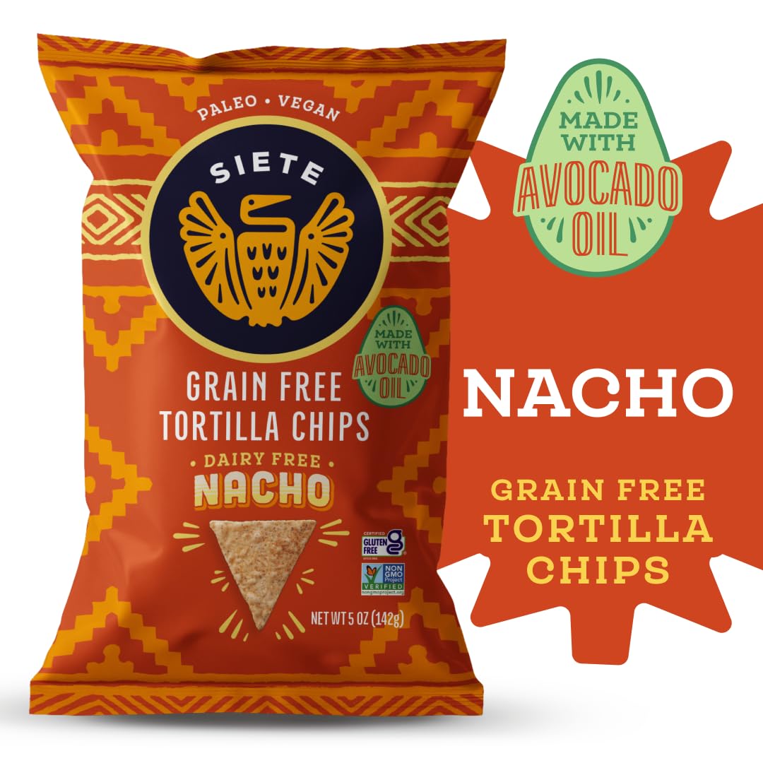 Siete Nacho / 5 Ounce (Pack of 6) / 6 Tortilla