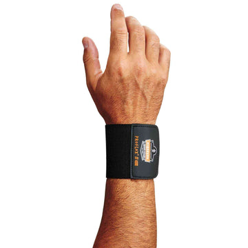 ProFlex 400 Universal Wrist Wrap by Ergodyne – One Size/Wrist Wrap Only, Rubber, Black, Model 72102