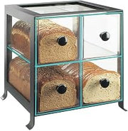 Calmil 1586-13 Soho Bread Case, 13" Length x 14" Width x 14.25" Height, Black