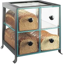 Calmil 1586-13 Soho Bread Case, 13" Length x 14" Width x 14.25" Height, Black