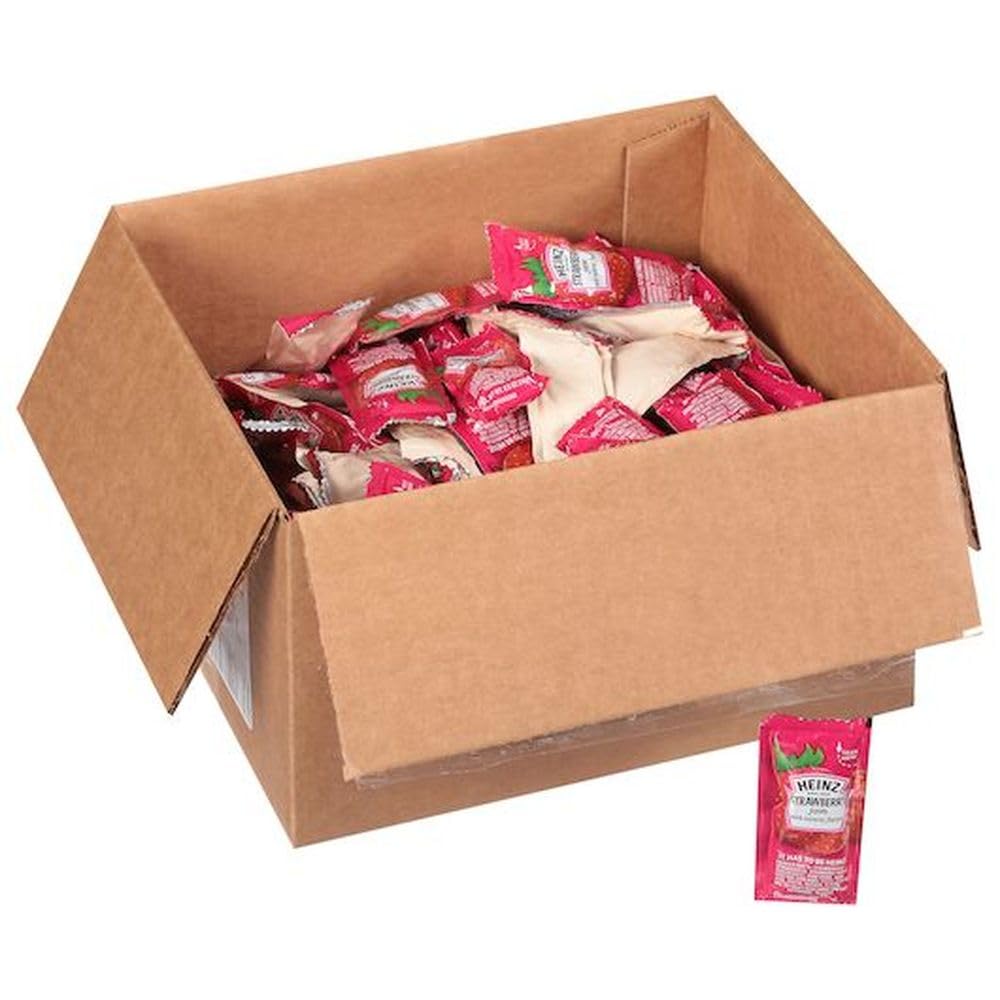 Strawberry Jam by HEINZ – 0.5 Ounce (Pack of 200), Pack of 200, Model 540400