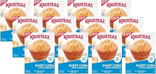 Krusteaz Sweet Corn Muffin & Cornbread Mix, 16 OZ (Pack of 12)