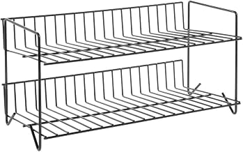 HUBERT Deli Rack for Loaf Meats 2-Shelf Black Powder-Coated -19 1/2 L x 10" W x 9 3/4 H