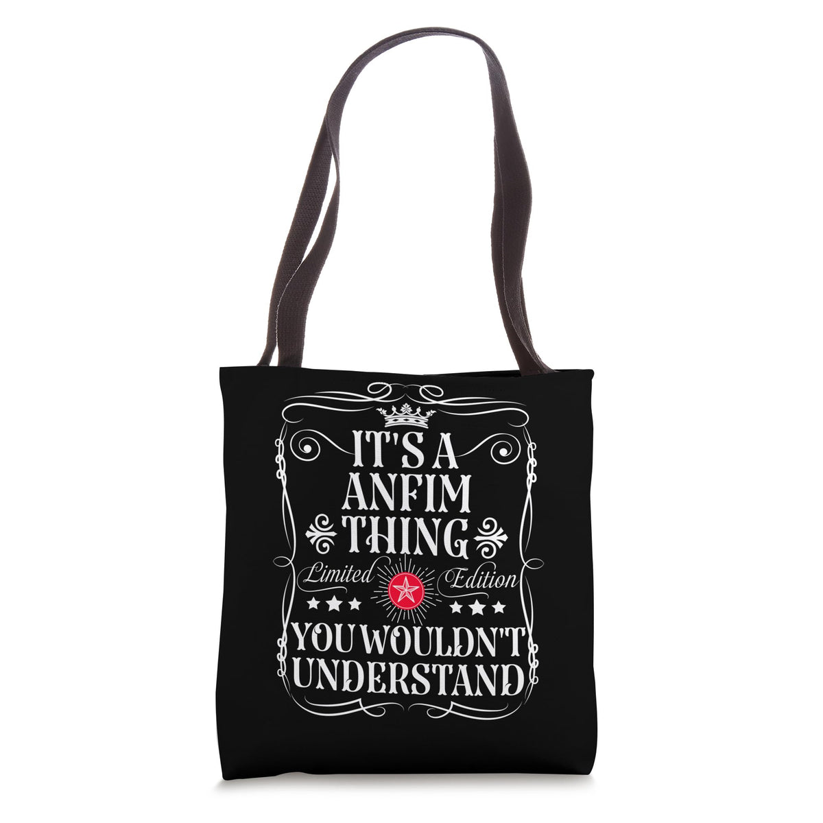 Anfim Name Its A Anfim Thing You Wouldn't Understand Tote Bag by Funny Vintage Anfim Name T-Shirts And Gifts – 16 inches, White, Model AQCPMJX72Q6US_16INCHES