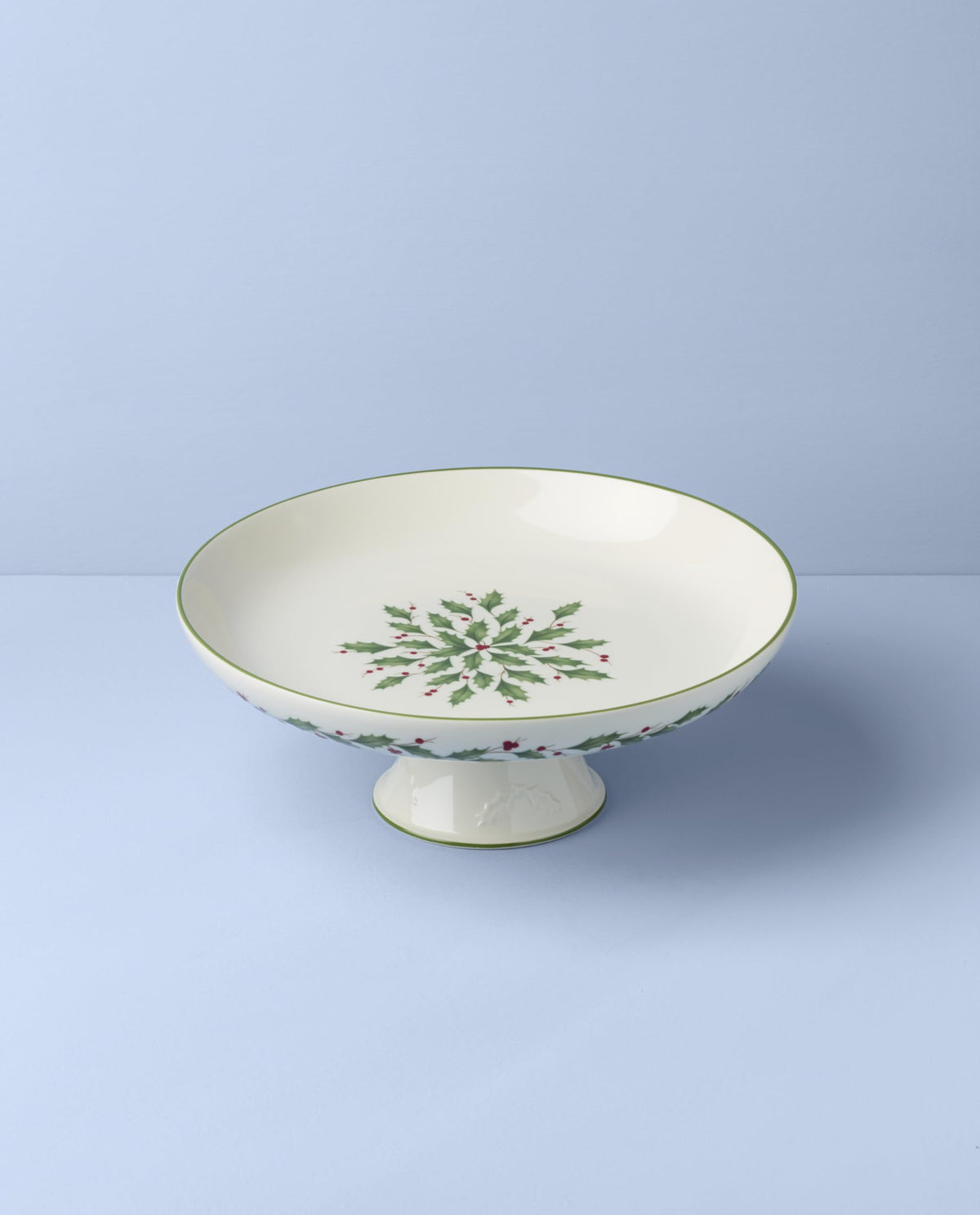 Holiday Pedestal Server by Lenox – 10", Porcelain, Multicolor, Model 899165