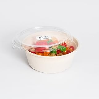 Sabert TerraPac Clear, Sustainable PET Round Lid For 16 oz. Fiber Bowl | 500/Case