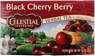 Celestial Seasonings Black Cherry Berry Herbal Tea 20 ct, 6 pk
