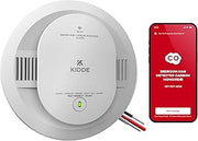 Hardwired Kidde App Enabled Smart Smoke and Carbon Monoxide Detector, AA Battery Backup, Voice Alerts, Interconnected Alarm