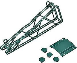 Nexel 14" Double Arm Fixed Wall Bracket, Green Epoxy Finish