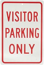 Global Industrial Visitor Parking Only, Aluminum Sign, .063mm Thick