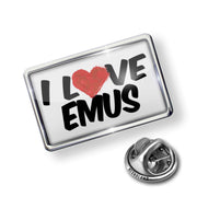 Pin I Love Emus by NEONBLOND – Commercial Grade