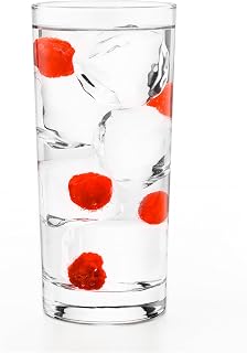 Libbey 817CD Heavy Base Finedge Rim Cooler Glasses, 15.75-ounce, Set of 12