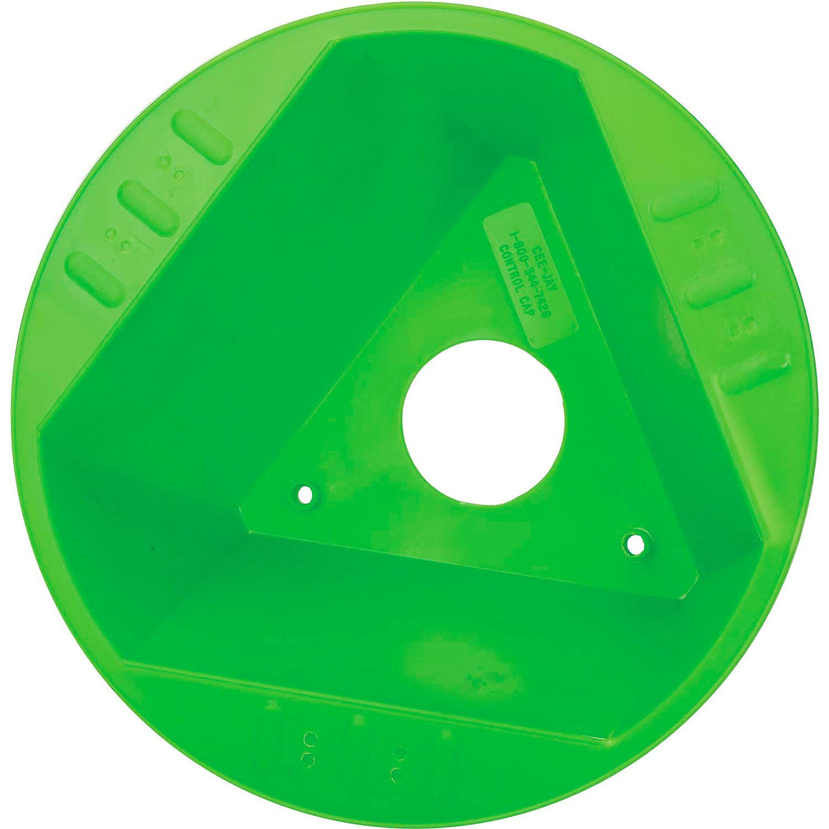 Inventory Control Cone with Dry Erase Decals by Global Industrial – Polypropylene (PP), Lime, Pack of 5, Model 056CLIME