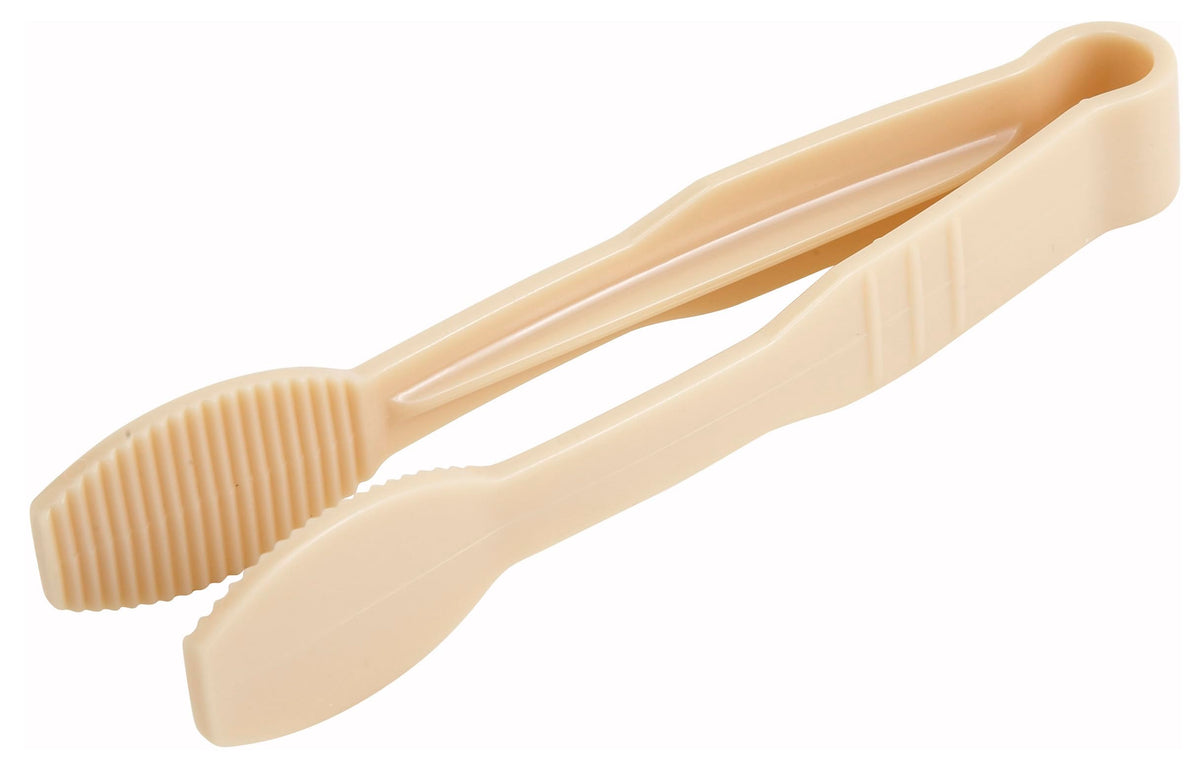 Winco 6" / Flat / Beige Tongs