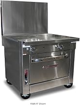 Southbend P36C-FF Platinum Heavy Duty 36" Gas Range w/ (2) 18" French Hot Tops & Cabinet Base