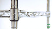 Commercial Chrome Wire Shelving Posts 86" - 4 Posts by KPS – 4, PU, Chrome