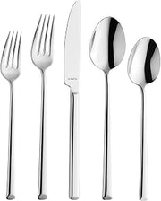 Amefa Metropole 20-Piece Flatware Set - Silver, Set of 20