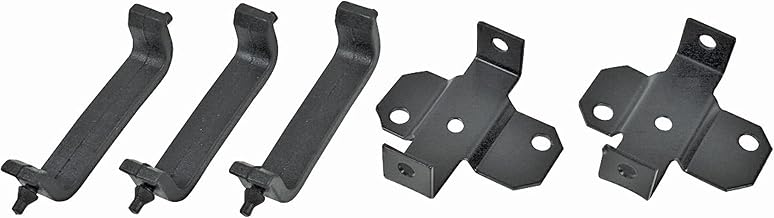 RPE58 Radiator Mount Kit - 2 Bolt-On Lower Brackets - Insulators - Steel - Pontiac GTO 1964-1967 - Kit