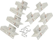 Global Industrial Axle Brackets, 2000 lbs per Pair, 4/Pk
