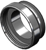 T&S Brass 017649-45 Adapter (Plated), 13/16"-24 UN Female x 55/64"-27 UN Male