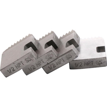 Global Industrial Power Treading Alloy Dies – 1/2", Lot of 4