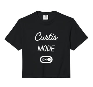 Curtis Mode On Name Comfort Colors Crop Top by Curtis Mode On Name Funny Birthday – Cotton, Beige, Model EN8FQKQ74JG