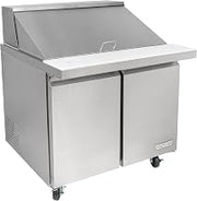 36 1/4" Mega Top Sandwich/Salad Prep Table w/Refrigerated Base, 115v