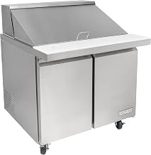 36 1/4" Mega Top Sandwich/Salad Prep Table w/Refrigerated Base, 115v