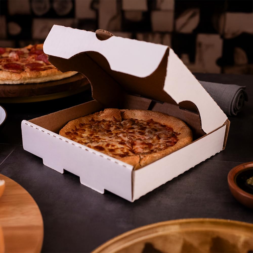 SOUTHERN CHAMPION TRAY 8" x 8" / White / 1 Pizza Boxes