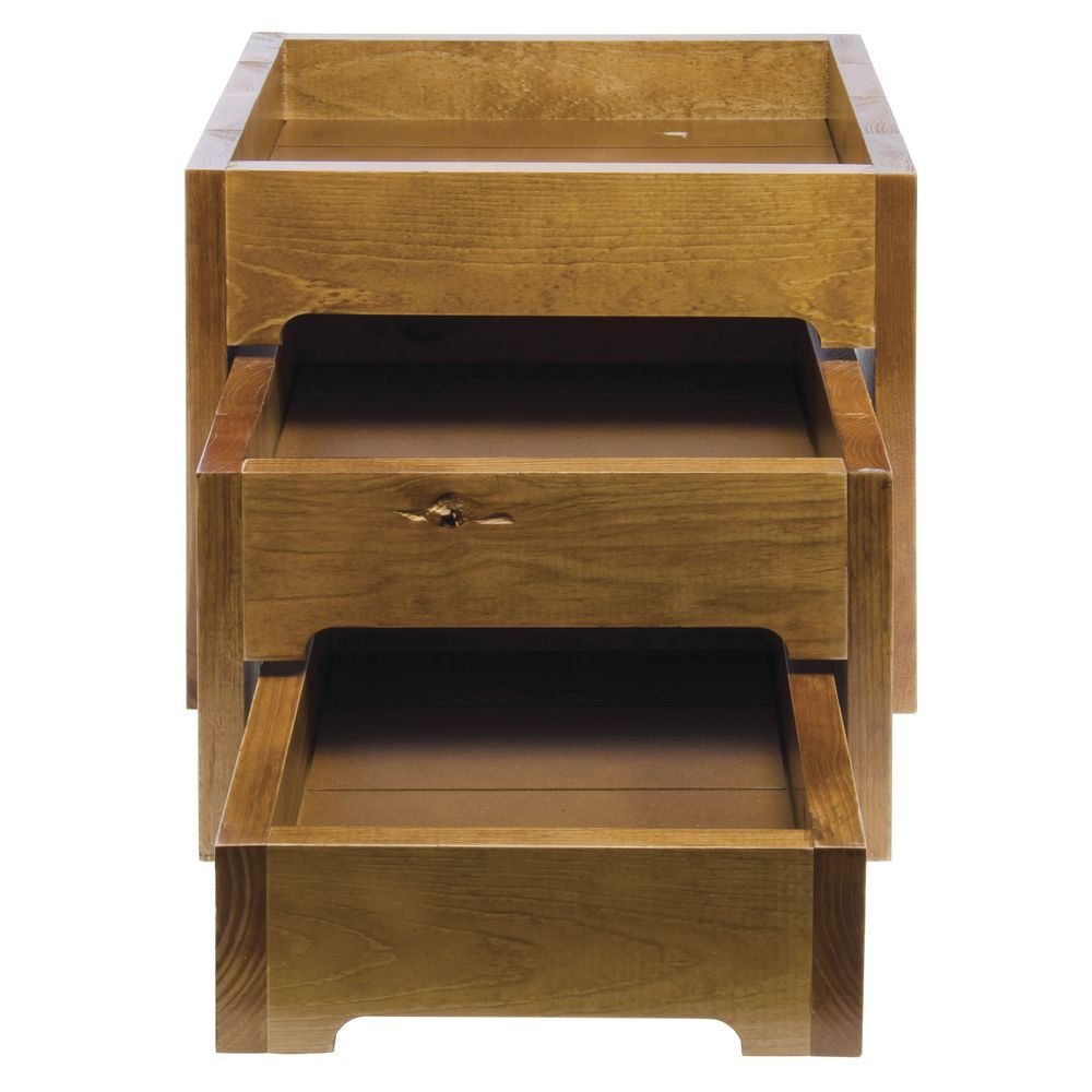 Nesting Display Riser Natural Pine Set of by HUBERT – Wood, Natural, Model 50764