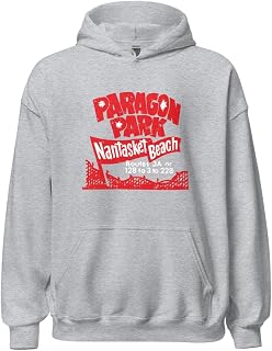 Paragon Park Hoodie Retro 80s Amusement Park Roller Coaster Sweatshirt Nantasket Beach