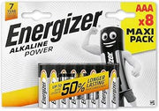 Energizer 8-Pack AAA Alkaline Batteries E92SMP8T